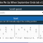 GuitarTapp tab autoscroll options